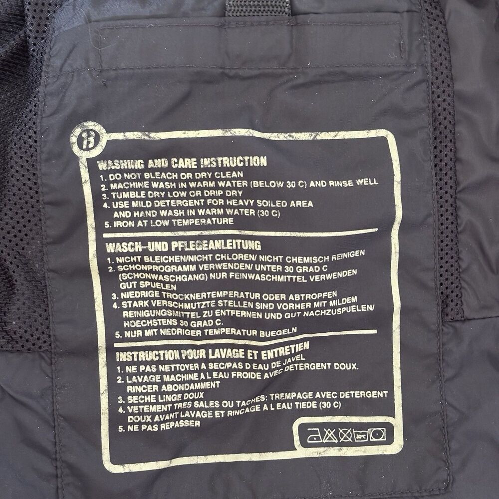 VTG 90s Burton Biolight Snowboard Jacket Mens Large Black Baggy Biolite Y2K - Picture 9 of 15